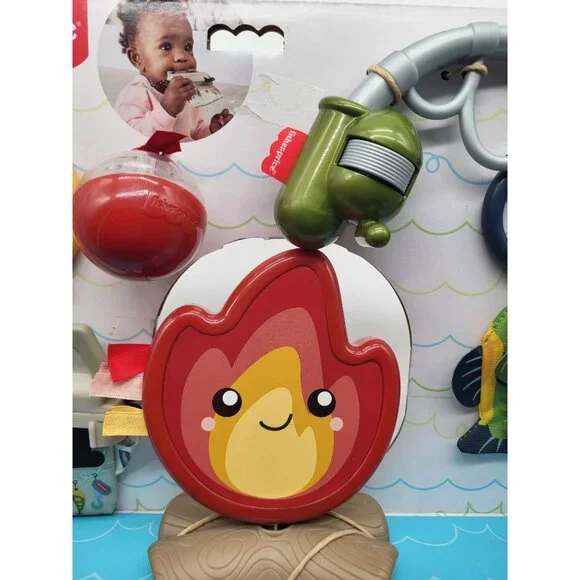 Fisher-Price Mini Me Moments Camp & Crinkle Gift Set 7-Piece Fishing Hiking Toy - Picture 8 of 9